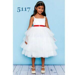 Rosebud Flower Girl Style 5117 Size 6 in Ivory